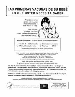 VIS - Multi-vaccine Spanish