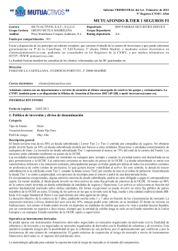 Informe trimestral