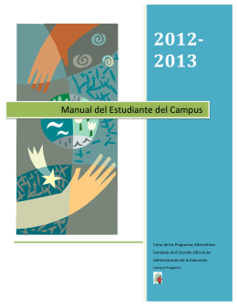 CCS-Campus 12-13 Stu Handbk 7-25-12 Spanish