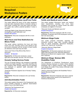 Required Workplace Posters