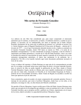 Mis cartas de Fernando González