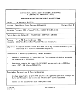 Informe de viaje a Argentina