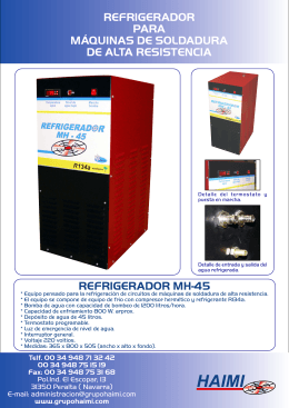refrigerador mh-45 refrigerador para máquinas de soldadura