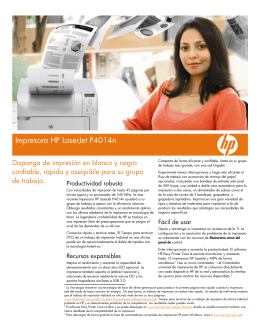Impresora HP LaserJet P4014n
