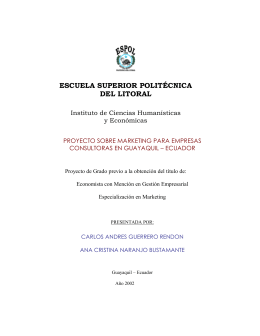 introduccion - DSpace en ESPOL - Escuela Superior Politécnica del