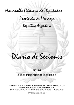 trabajadores del ajo - Honorable Cámara de Diputados de Mendoza