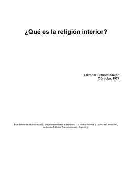 910_Qué es la religión interior
