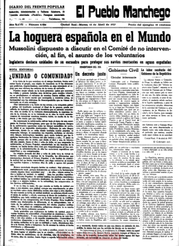 Page 1 DIARIO DEL FRENTE POPULAR Bemelen, administración y