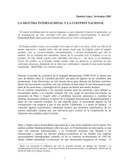López II Internacional y cuestión nacional