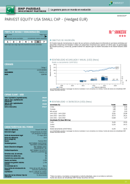 PARVEST EQUITY USA SMALL CAP - (Hedged EUR)