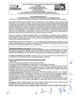 fallo n18-2013 - Secretaría de Salud del Estado de Baja California