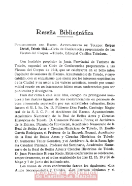 Reseña Bibliográﬁca