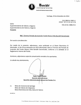 Eanchíle° - Bolsa de Comercio de Santiago