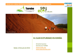 El Club Ecoturismo en España y su ente gestor TUREBE