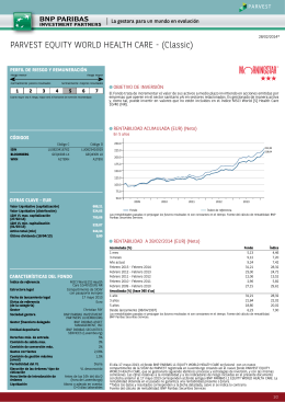 PARVEST EQUITY WORLD HEALTH CARE