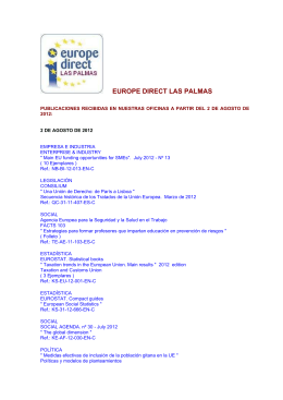 PUBLICACIONES LP ACTUALIZADAS A 24-06-2013