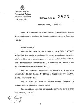 sanofi - Anmat