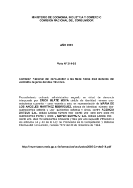 comisión nacional del consumidor