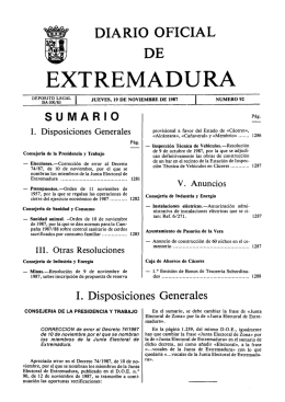 Diario Oficial de Extremadura