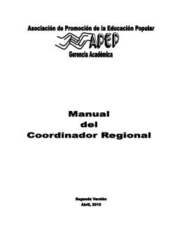 Manual del Coordinador 2010