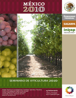 seminario de viticultura 2010 - Biblioteca - inifap