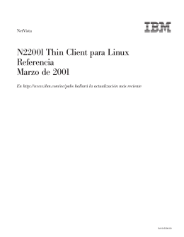 IBM NetVista N2200l Thin Client para Linux