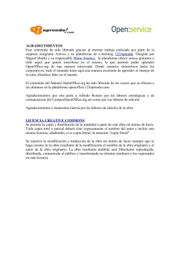 Manual de Open Office