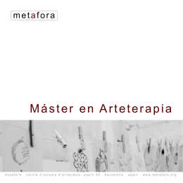PDF Máster - Máster y Postgrado en Arteterapia
