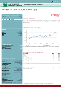 PARVEST CONVERTIBLE BOND EUROPE - (N)