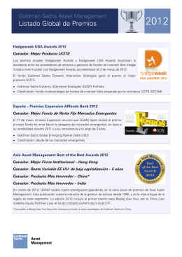 Listado Global de Premios