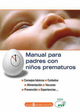 Manual para padres con niños prematuros