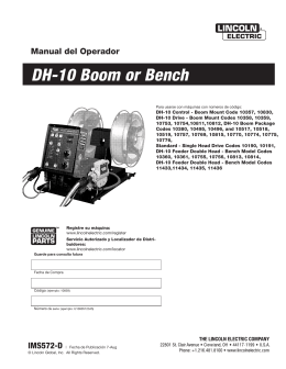 DH-10 Boom or Bench
