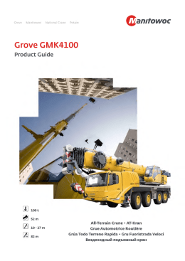 Grove GMK4100 - PT. Altrak 1978