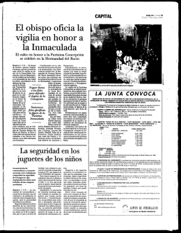Elobispo oﬁcia la . - Diputación Provincial de Huelva