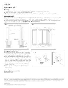 Amarroso Fence Gate Installation Tips