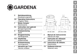 OM, Gardena, 1251, 1278, 9V, 24V, Válvula de riego, 2014-04