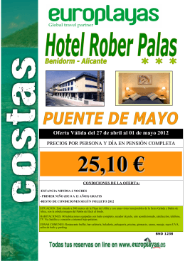 BND 1238 HOTEL ROBER PALAS -01may