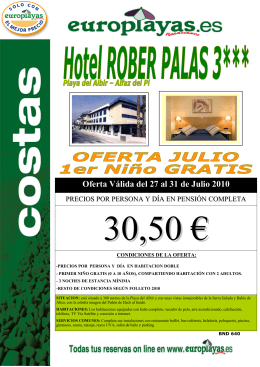 BND 640 HOTEL ROBER PALAS- julio