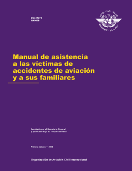 Manual de asistencia a victimas y sus familiares