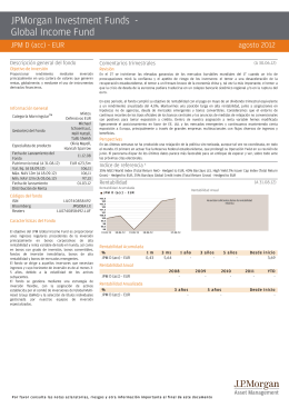 JPMorgan Investment Funds - Global Income Fund