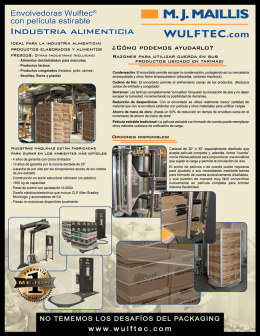 Envolvedoras Wulftec® con película estirable