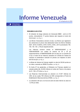 Informe Venezuela