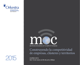Folleto  - Orkestra Instituto Vasco de Competitividad