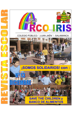 Revista escolar "Arco Iris", nº 13