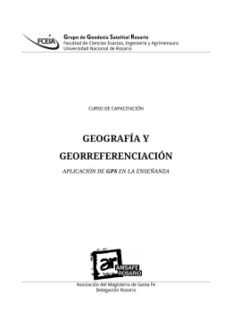 geografía y georreferenciación - Facultad de Ciencias Exactas