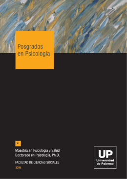 Posgrado de Psicología