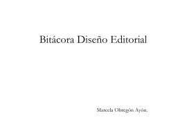 Bitácora Diseño Editorial