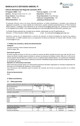 bancaja rvestados unidos, fi