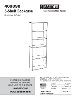 409090 5-Shelf Bookcase