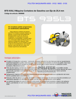 Product Information for Item 0008988, BTS 935L3
